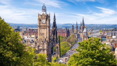 CASTLES & CROWNS : A Journey Through London & Edinburgh